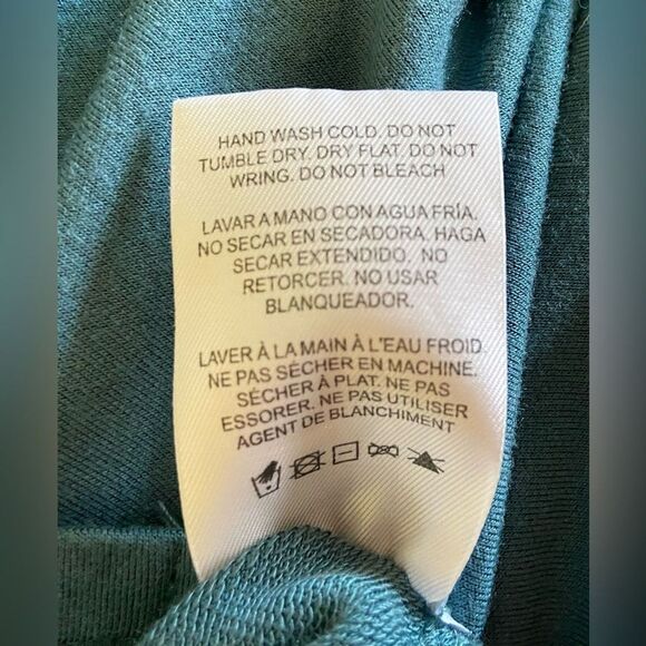 Thread & Supply women’s size medium teal green short sleeve athleisure dress - Picture 10 of 10